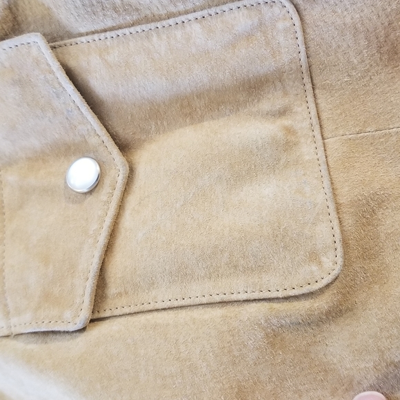 Wilson's Leather suede tan western shirt jacket - Picture 7 of 12